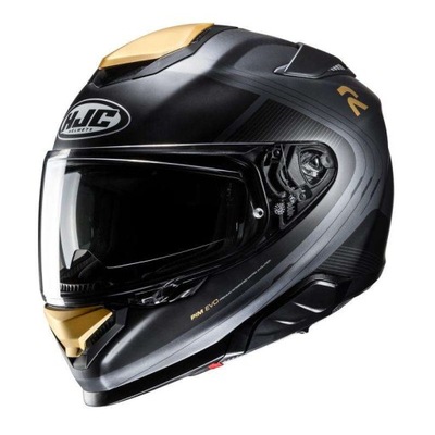 Kask motocyklowy HJC RPHA 71 r. S czarno-złoty