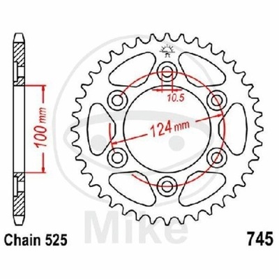 ENGRANAJE PARTE TRASERA JT 37-ZEBOW ST4 916 1999-2003  