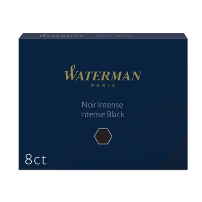 Naboje standard Waterman czarny 8szt