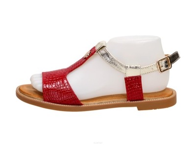 Czerwone sandały damskie FILIPPO DS2099/21 r38
