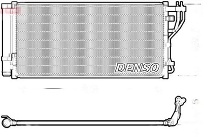 Конденсатор радіатор кондиціонера dcn43011 denso фото №1