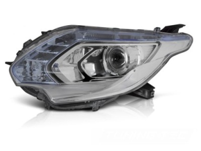 Лампа передня ліва do mitsubishi l200 15-19 ксенон фото №1