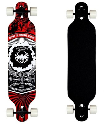 Longboard Nils Extreme Longboard Wood Homeland Pająk ABEC-9
