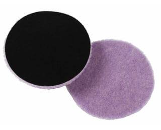 Lake Country Purple Foamed Wool Pad Thin 90mm