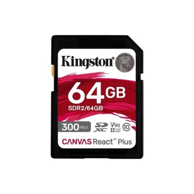 MEMORY SDXC 64GB C10/SDR2/64GB KINGSTON