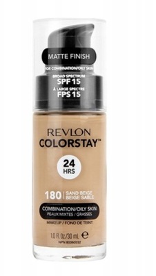 REVLON COLORSTAY PODKŁAD Z POMPKĄ CERA TŁUSTA 180