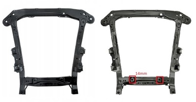 Рама передній підвіска dacia lodgy 2012- фото №1