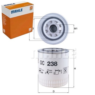 Фільтр оливи knecht do daimler xj 4.0 фото №1