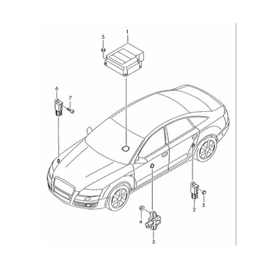 8E0959651A ДАТЧИК УДАРУ АВТОМОБІЛЯ ДЛЯ A4 S4