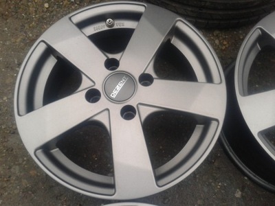 LLANTAS GRAFITOWE DEZENT OPEL CORSA F PEUGEOT 208 C3 FORD FIESTA B-MAX  