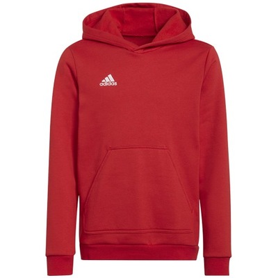 164 cm Bluza adidas ENTRADA 22 Hoody Y H57566 czerwony 164 cm