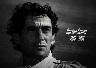 Plakat A3 - Ayrton Senna F1