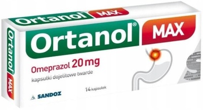 Ortanol Max zgaga żołądek 14 kapsułek