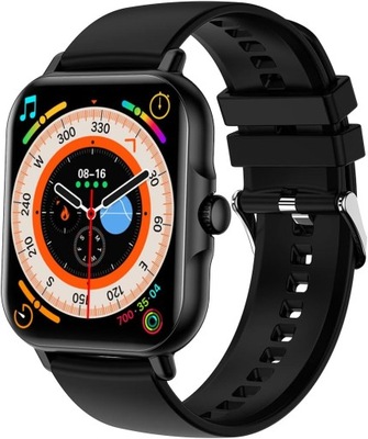 GOGORUN LY736 CZARNY SMARTWATCH SPORTOWY ZEGAREK BLUETOOTH POWIADOMIENIA