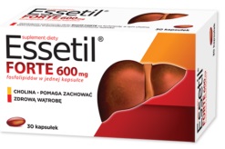 ESSETIL FORTE 600mg 30 kapsułek NA WĄTROBĘ