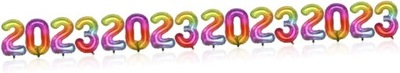 4 Zestawy 2023 Balon Z Folii Aluminiowej List Balony Girlanda Z