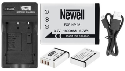 BATERIA NEWELL NP-95 DO FUJIFILM F30 F31fd X100 X100T REAL 3D W1 X70 + ŁAD.