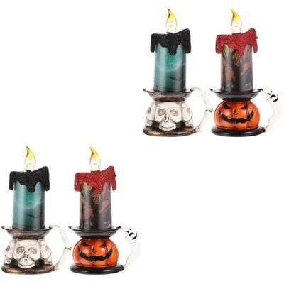 Dekoracyjna latarnia LED Tea Lights Świeca Halloweenowa