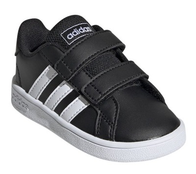 25 BUTY ADIDAS CZARNE EF0117 NA RZEPY DZIECIĘCE