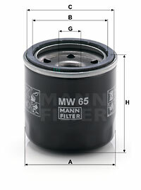 ФИЛЬТР МАСЛА MW 65