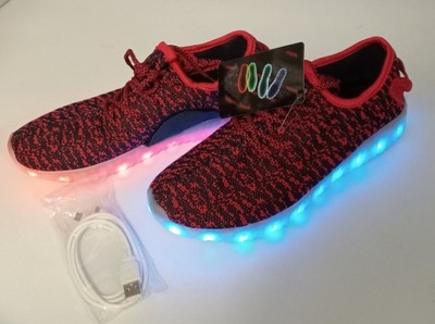 Buty Sportowe Świecące DEMAX ze światełkami LED 37