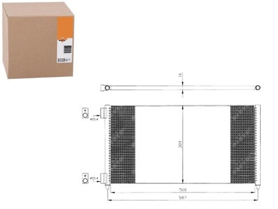 NRF35496 КОНДЕНСАТОР КОНДИЦИОНЕРА FIAT PUNTO/DOBLO 9