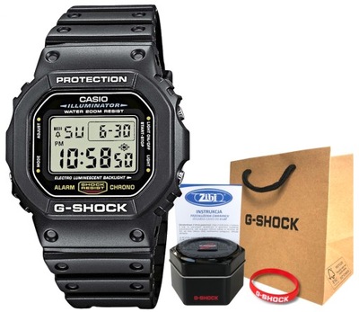 Zegarek Casio G-SHOCK DW-5600E-1VZ 20BAR hologram