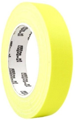 TAŚMA FLUORESCENCYJNA 24MM X 25M GAFER FLUO ŻÓŁTA