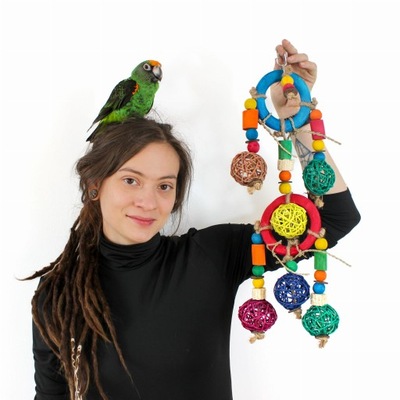 Dreamcatcher - Zabawka dla małych i średnich papug