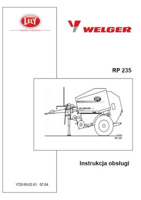 WELGER RP 235 - MANUAL MANTENIMIENTO PL  