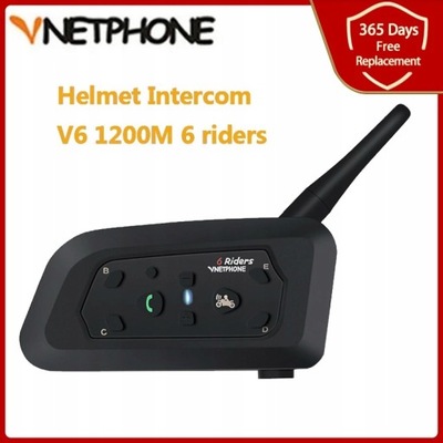 Vnetphone V6 Motorcycle Bluetooth Helmet Headset 