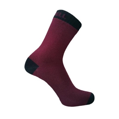 DexShell ULTRA THIN CREW SOCKS BURGUNDY XL 47-49 WODOODPORNE