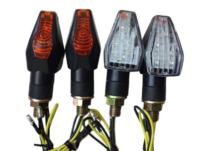 Kierunkowskazy LED Mini Strzałka Dwustronne Homologacja 2 sztuki