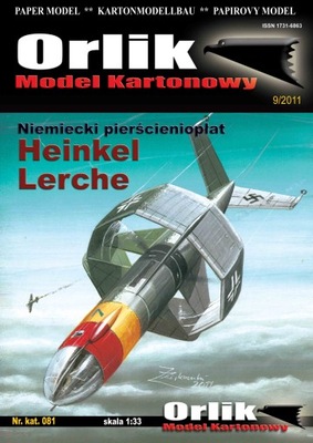 ORLIK - Samolot Heinkel Lerche