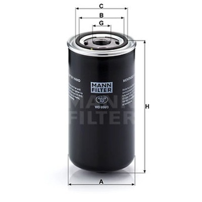 ФІЛЬТР МАСЛА MANN-FILTER WD 950/3