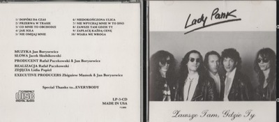 CD Lady Pank - Zawsze Tam Gdzie Ty 1990 I Wyd USA