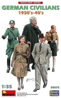 MINIART 38075 1:35 German Civilians 1930-40s. Resi