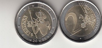 Hiszpania 2005 -2 euro okolicz. Don Kichot