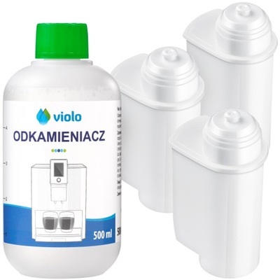 3 FILTRY do ekspres SIEMENS EQ Odkamieniacz 500 ml