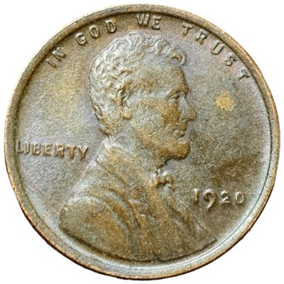 One cent 1920 USA