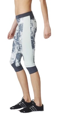 Legginsy Adidas TECHFIT CAPRI PRINTED AY4323