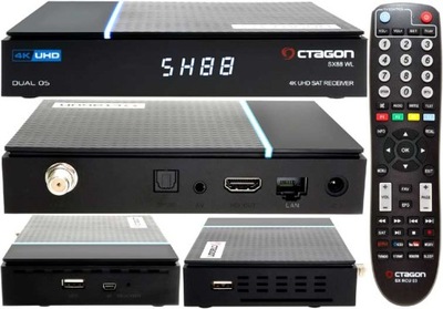 OCTAGON SX88 WL V2 4K UHD S2+IP E2 DUAL OS WIFI 5G