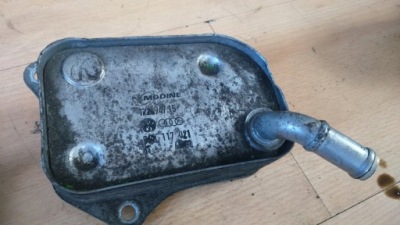 Радиатор масла 2.0 fsi audi a4 b6 06d117021 фото №1