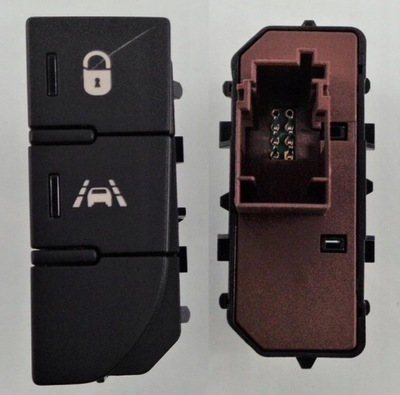 Citroen c5 iii 08 r переключатель центрального замка фото №1