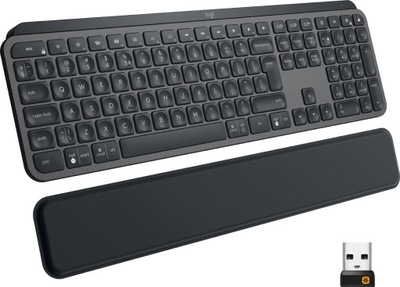 Bezprzewodowa klawiatura Logitech MX Keys PLUS 920-009416 biura z podpórką