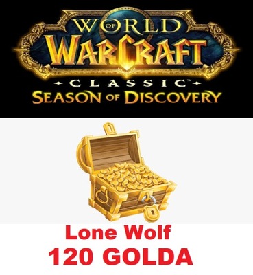 WOW CLASSIC 120 SZTUK GOLDA ZŁOTA SEASON OF DISCOVERY LONE WOLF