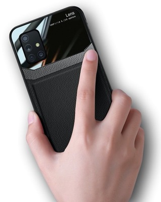 Etui Leather Glass do Samsung Galaxy A31 -2 kolory
