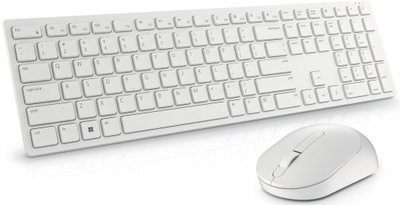 Zestaw klawiatura i mysz DELL Pro Wireless KM5221W Biały