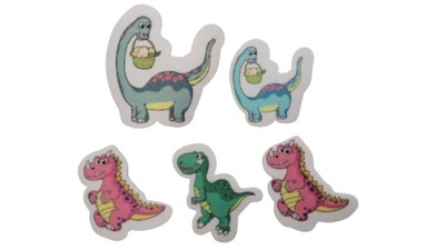 Naszywka naprasowanka dino Termo zestaw dinozaur