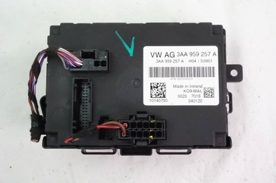 Модуль сидіння volkswagen 3aa959257a фото №1